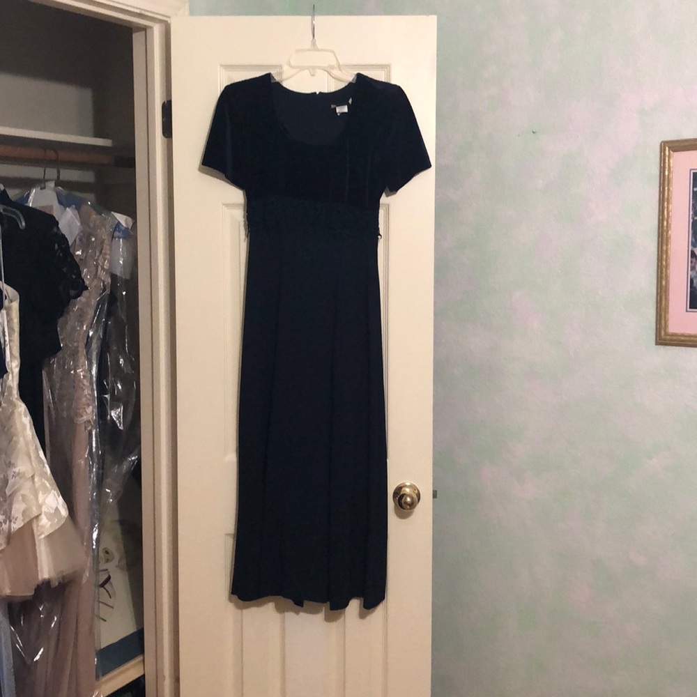 Navy blue formal dress
